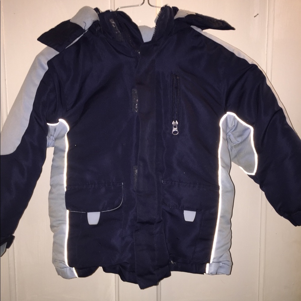 Winter jacket toddler boy size 4 preowned warm